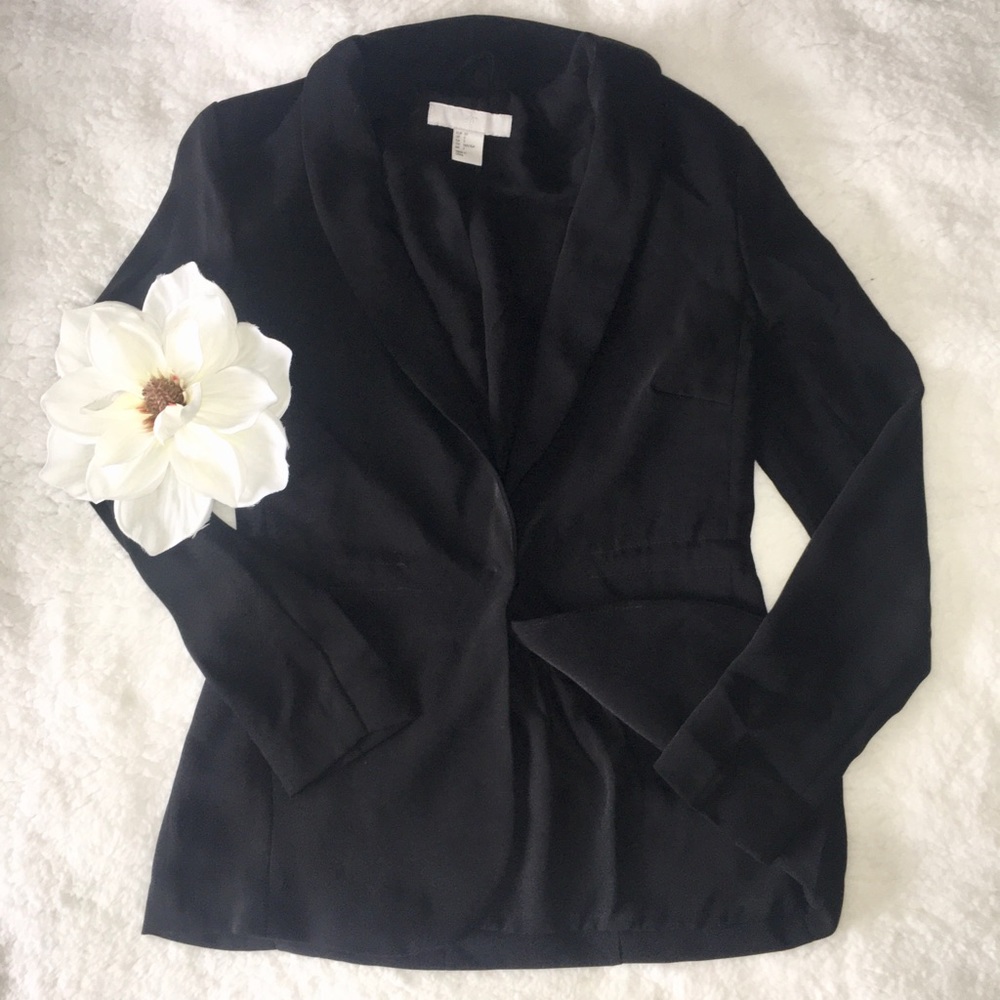 H&M Women’s Black Blazer Jacket Size Small
